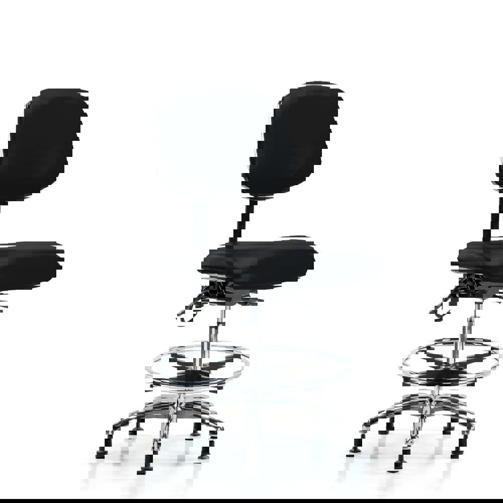 Task Chair: ESD Vinyl, Black